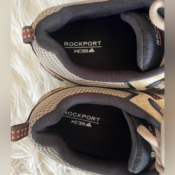 Men {Rockport} Rock Cove Trail Shoe Sneaker Lace Up in Taupe - Mens 8